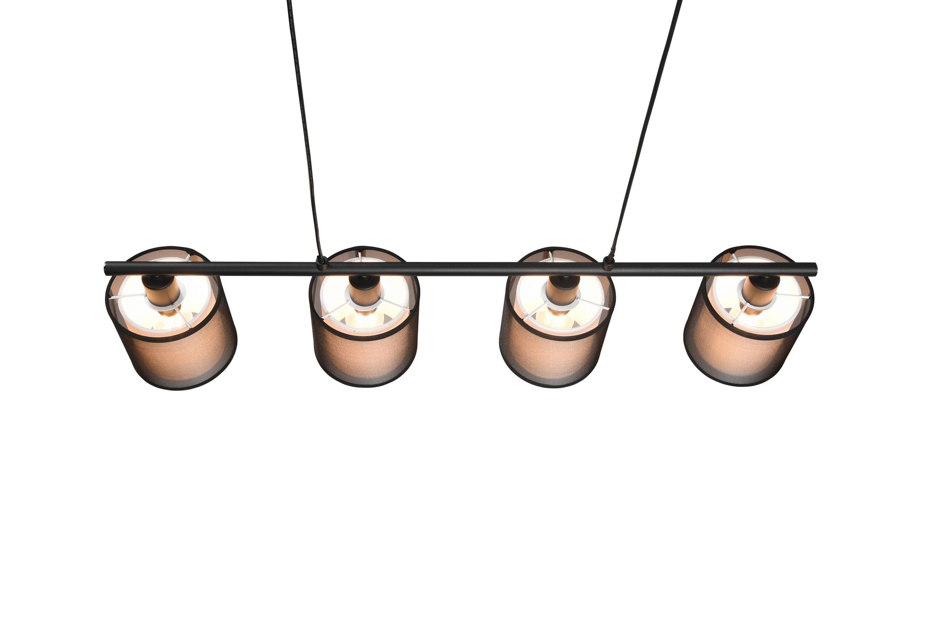 Burton Pendellampe 4-os E14 Mattsvart - Belysning - Innendørsbelysning & Lamper - Kjøkkenlampe - Taklampe kjøkken