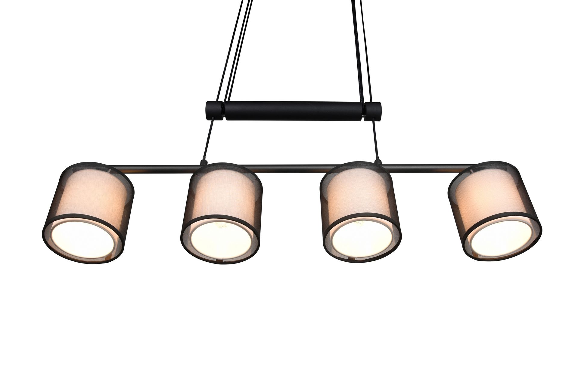 Burton Pendellampe 4-os E14 Mattsvart - Belysning - Innendørsbelysning & Lamper - Kjøkkenlampe - Taklampe kjøkken