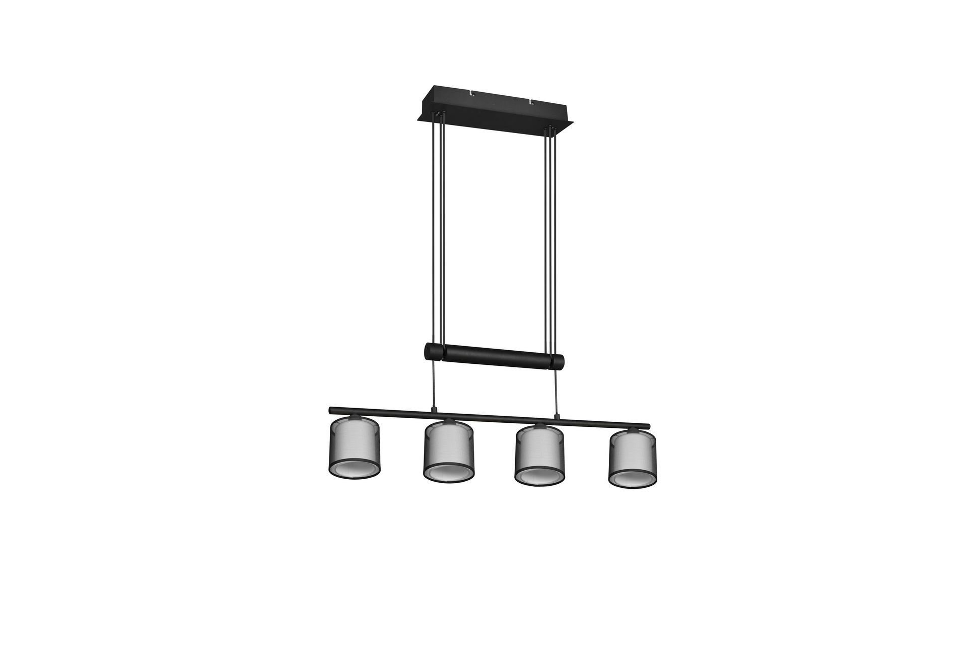 Burton Pendellampe 4-os E14 Mattsvart - Belysning - Innendørsbelysning & Lamper - Kjøkkenlampe - Taklampe kjøkken
