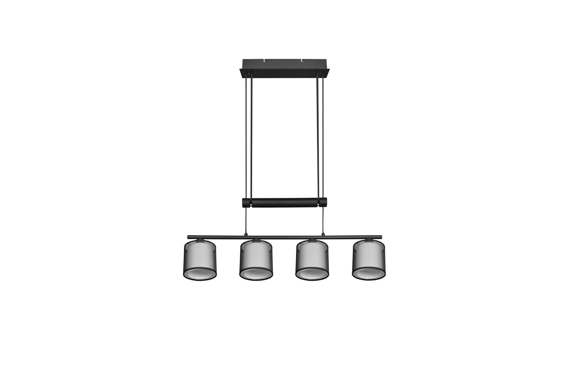 Burton Pendellampe 4-os E14 Mattsvart - Belysning - Innendørsbelysning & Lamper - Kjøkkenlampe - Taklampe kjøkken