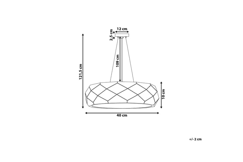 Cesano Taklampe 40 cm - Hvit - Taklampe kjøkken - Vinduslampe hengende - Vinduslampe - Pendellamper & Hengelamper - Soveromslampe - Stuelampe
