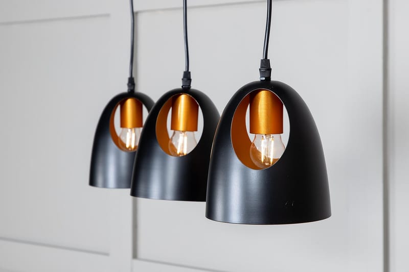 Elda Pendellampe Dimabr LED Stor - Svart/Kobber - Belysning - Innendørsbelysning & Lamper - Kjøkkenlampe - Taklampe kjøkken