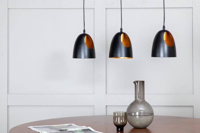 Elda Pendellampe Dimabr LED Stor - Svart/Kobber - Belysning - Innendørsbelysning & Lamper - Kjøkkenlampe - Taklampe kjøkken