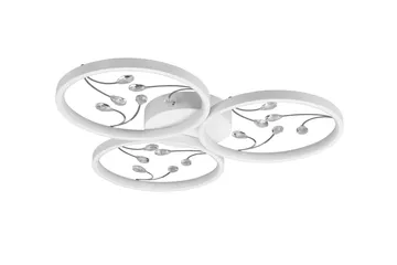 Groovy LED-Taklampe 3-os Matthvit/Krom - Belysning - Innendørsbelysning & Lamper - Kjøkkenlampe - Taklampe kjøkken