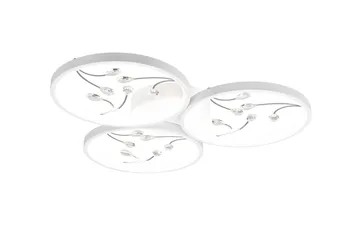 Groovy LED-Taklampe 3-os Matthvit/Krom - Belysning - Innendørsbelysning & Lamper - Kjøkkenlampe - Taklampe kjøkken