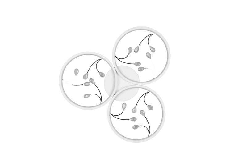 Groovy LED-Taklampe 3-os Matthvit/Krom - Belysning - Innendørsbelysning & Lamper - Kjøkkenlampe - Taklampe kjøkken