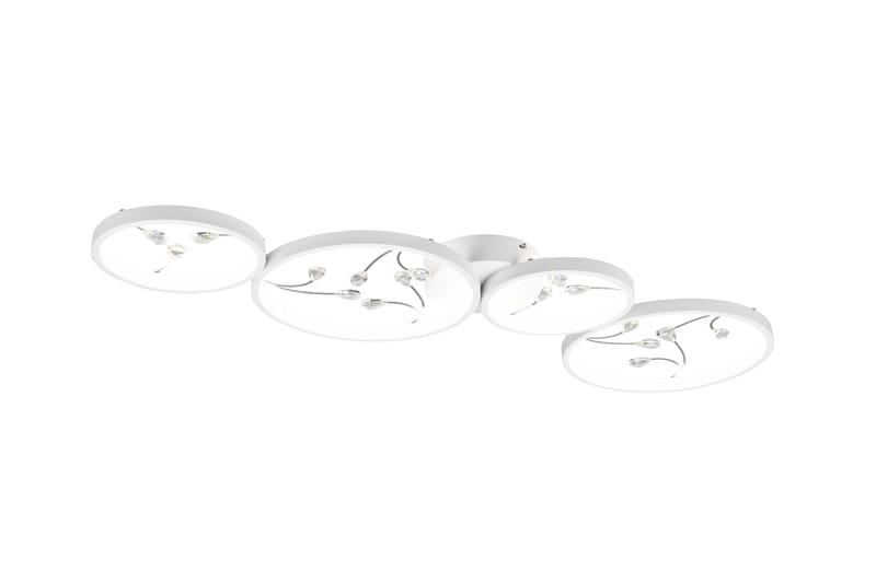 Groovy LED-Taklampe 4-os Matthvit/Krom - Belysning - Innendørsbelysning & Lamper - Kjøkkenlampe - Taklampe kjøkken