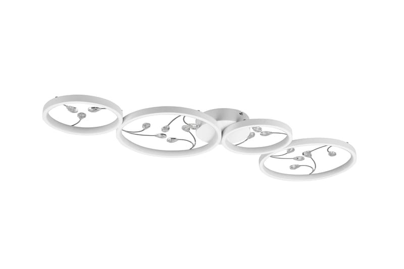 Groovy LED-Taklampe 4-os Matthvit/Krom - Belysning - Innendørsbelysning & Lamper - Kjøkkenlampe - Taklampe kjøkken