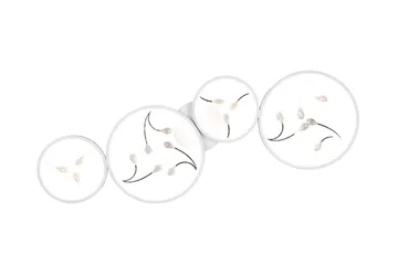 Groovy LED-Taklampe 4-os Matthvit/Krom - Belysning - Innendørsbelysning & Lamper - Kjøkkenlampe - Taklampe kjøkken