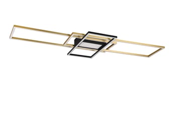 Irvine LED-Taklampe Mattmessing/Mattsvart - Belysning - Innendørsbelysning & Lamper - Kjøkkenlampe - Taklampe kjøkken
