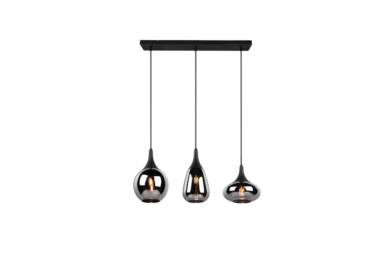 Lumina Pendellampe 3-os E14 Mattsvart - Belysning - Innendørsbelysning & Lamper - Kjøkkenlampe - Taklampe kjøkken