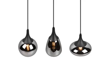 Lumina Pendellampe 3-os E14 Mattsvart - Belysning - Innendørsbelysning & Lamper - Kjøkkenlampe - Taklampe kjøkken