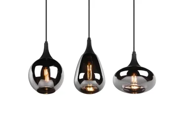 Lumina Pendellampe 3-os E14 Mattsvart - Belysning - Innendørsbelysning & Lamper - Kjøkkenlampe - Taklampe kjøkken
