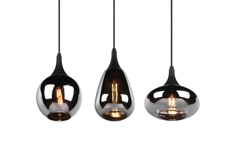 Lumina Pendellampe 3-os E14 Mattsvart - Belysning - Innendørsbelysning & Lamper - Kjøkkenlampe - Taklampe kjøkken