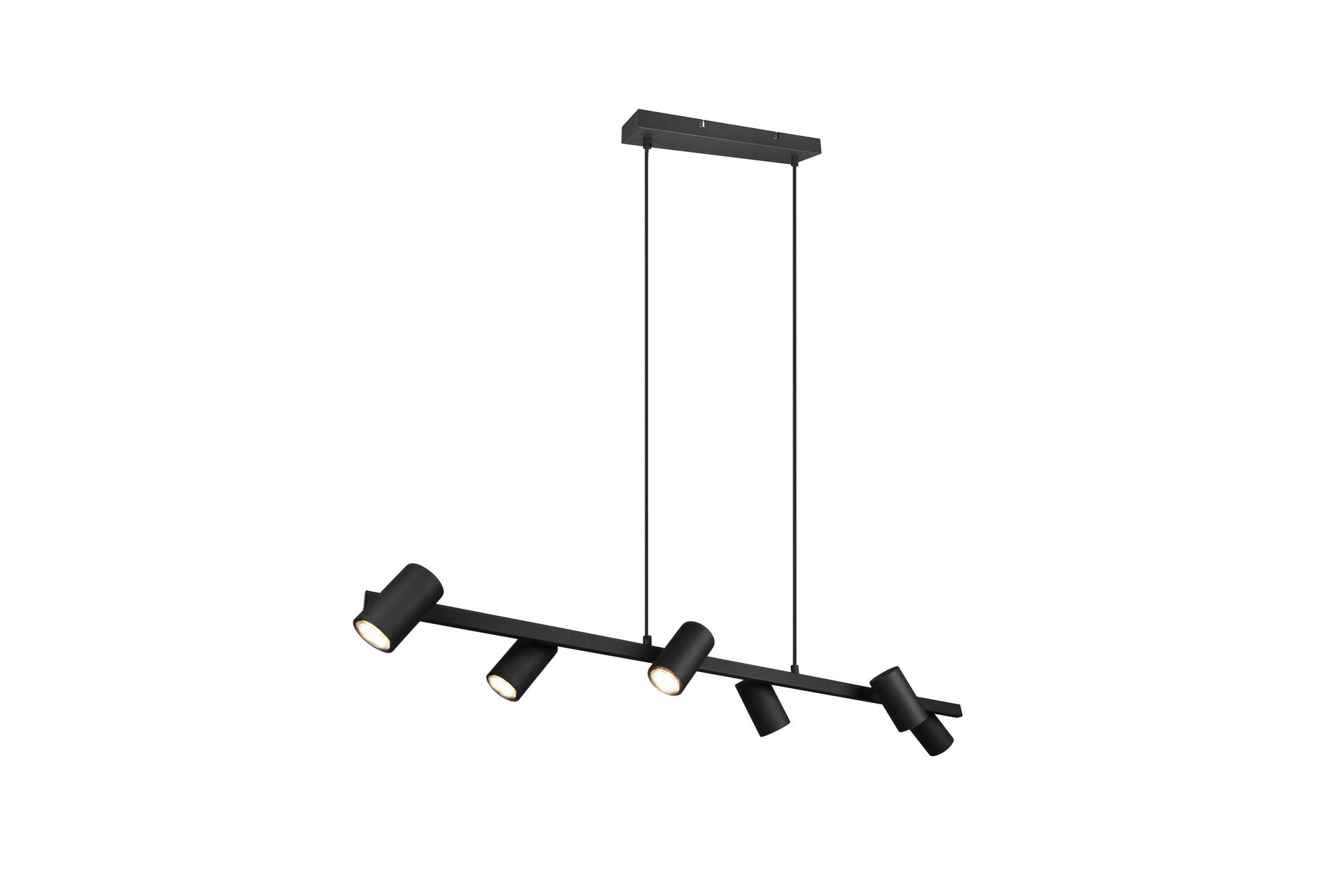 Marley Hengelampe 115 cm 6-deler Mattsvart -