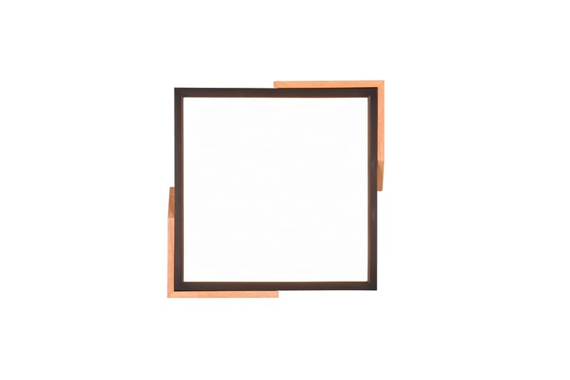 Meta LED-Taklampe Mattsvart/Tre - Belysning - Innendørsbelysning & Lamper - Kjøkkenlampe - Taklampe kjøkken