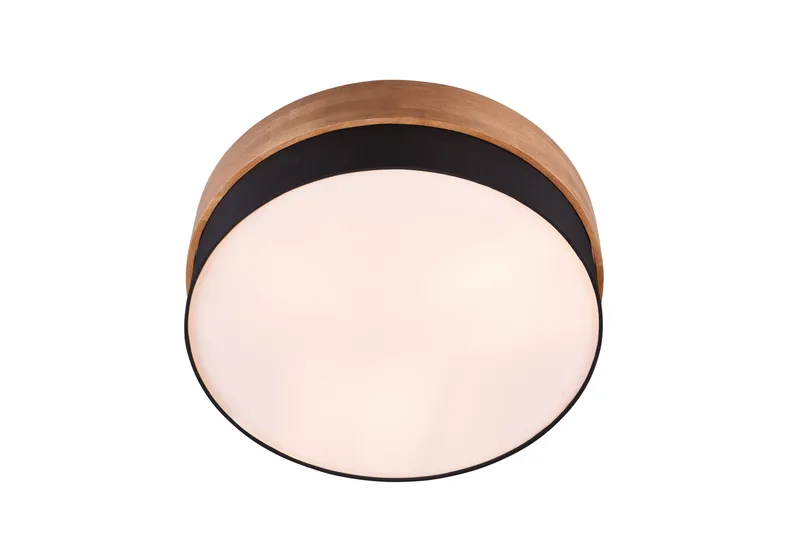 Seasons Taklampe 50 cm E14 Svart/Tre - Belysning - Innendørsbelysning & Lamper - Kjøkkenlampe - Taklampe kjøkken