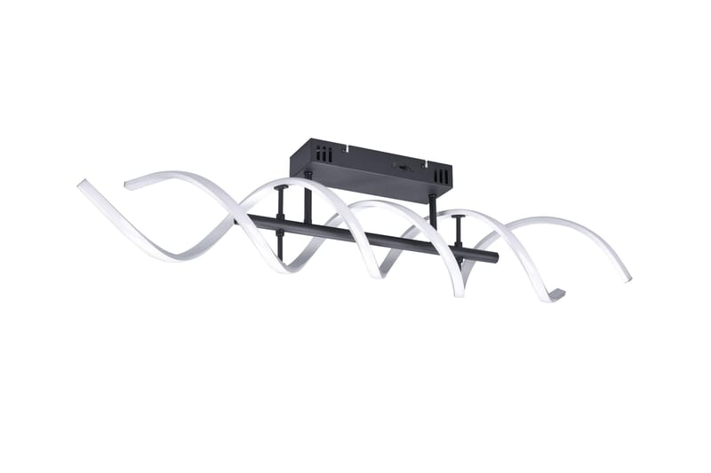 Sequence LED-Taklampe Børstet Aluminium/Matt Svart - Trio Lighting - Belysning - Innendørsbelysning & Lamper - Kjøkkenlampe - Taklampe kjøkken