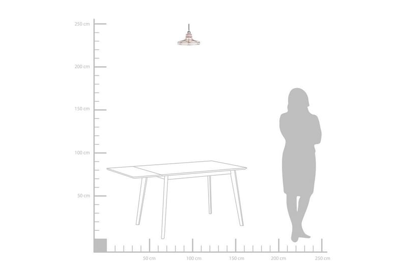 Torre Taklampe 26 cm - Kobber - Belysning - Innendørsbelysning & Lamper - Kjøkkenlampe - Taklampe kjøkken
