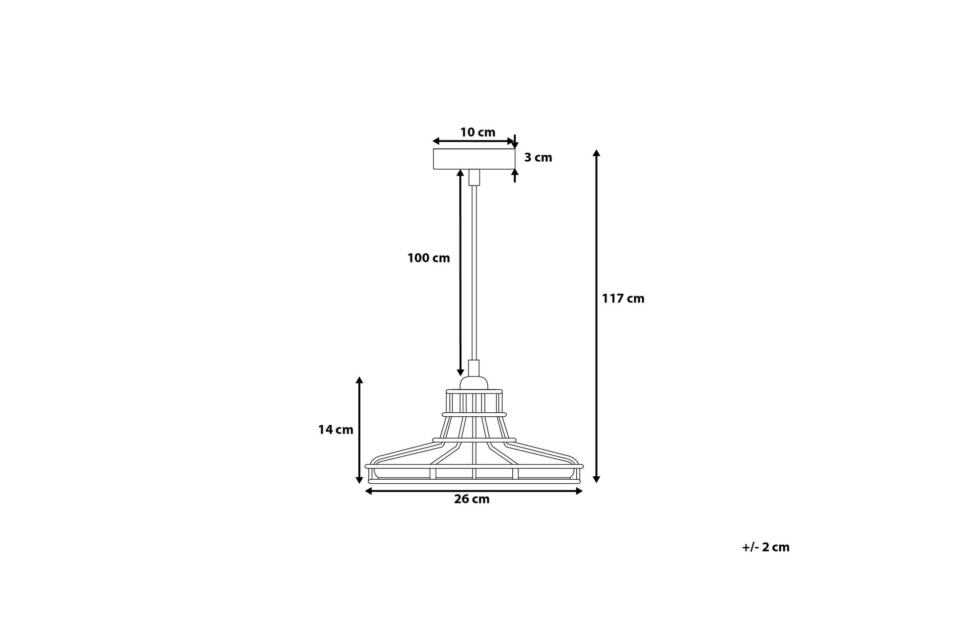 Torre Taklampe 26 cm - Kobber - Belysning - Innendørsbelysning & Lamper - Kjøkkenlampe - Taklampe kjøkken