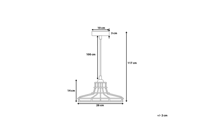 Torre Taklampe 26 cm - Kobber - Taklampe kjøkken - Vinduslampe hengende - Vinduslampe - Pendellamper & Hengelamper - Soveromslampe - Stuelampe