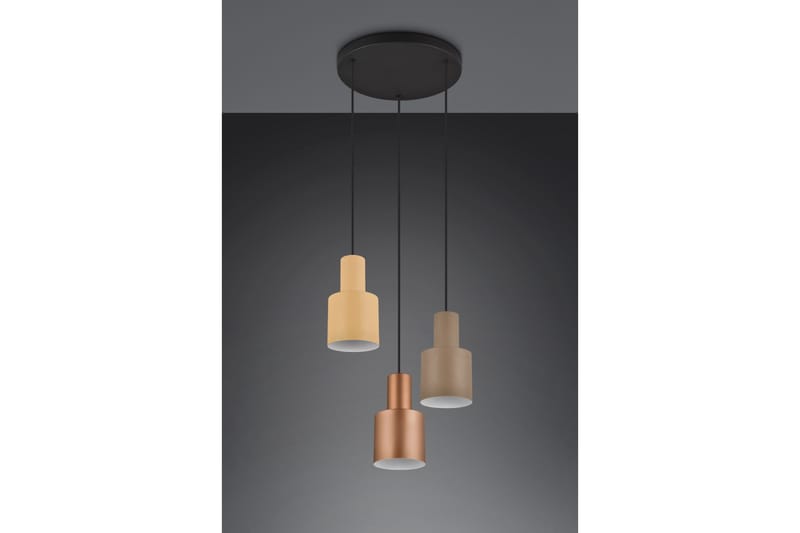 Trio Lighting Agudo Taklampe 3L E27 flerfarget - Belysning - Innendørsbelysning & Lamper - Kjøkkenlampe - Taklampe kjøkken