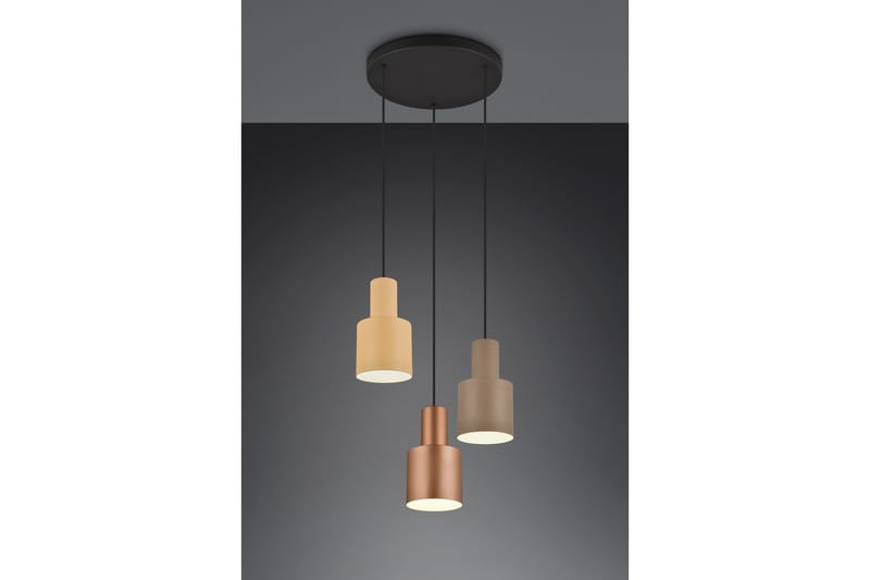 Trio Lighting Agudo Taklampe 3L E27 flerfarget - Belysning - Innendørsbelysning & Lamper - Kjøkkenlampe - Taklampe kjøkken