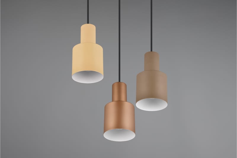 Trio Lighting Agudo Taklampe 3L E27 flerfarget - Belysning - Innendørsbelysning & Lamper - Kjøkkenlampe - Taklampe kjøkken