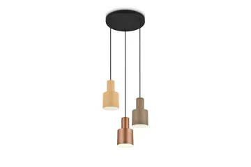 Trio Lighting Agudo Taklampe 3L E27 flerfarget - Belysning - Innendørsbelysning & Lamper - Kjøkkenlampe - Taklampe kjøkken
