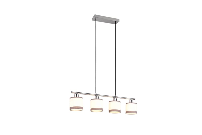 Trio Lighting Davos Taklampe 4L E14 Krom/Hvit - Belysning - Innendørsbelysning & Lamper - Kjøkkenlampe - Taklampe kjøkken