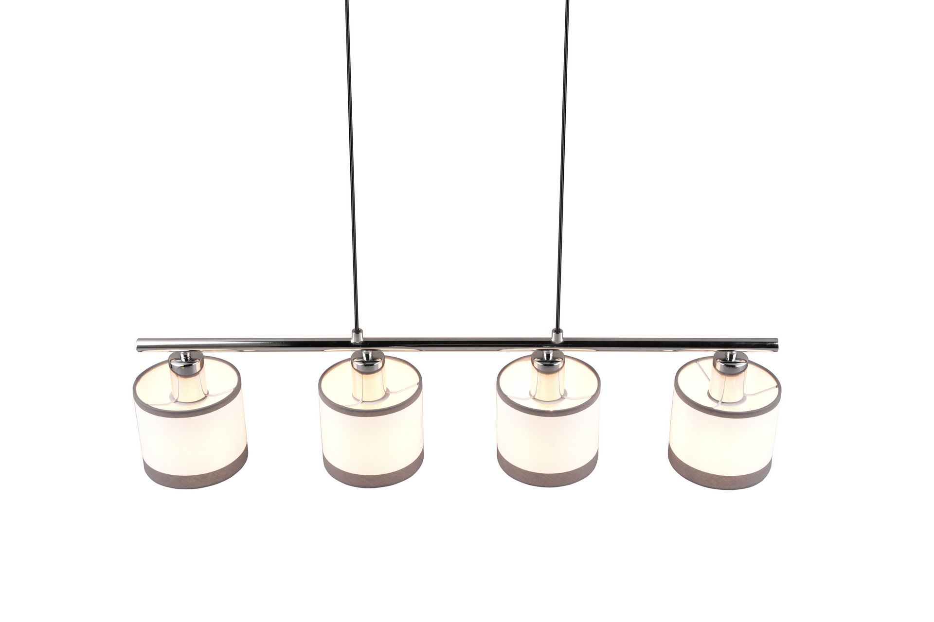 Trio Lighting Davos Taklampe 4L E14 Krom/Hvit - Belysning - Innendørsbelysning & Lamper - Kjøkkenlampe - Taklampe kjøkken