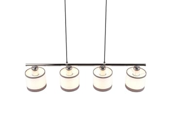 Trio Lighting Davos Taklampe 4L E14 Krom/Hvit - Belysning - Innendørsbelysning & Lamper - Kjøkkenlampe - Taklampe kjøkken
