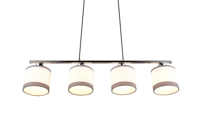 Trio Lighting Davos Taklampe 4L E14 Krom/Hvit - Belysning - Innendørsbelysning & Lamper - Kjøkkenlampe - Taklampe kjøkken