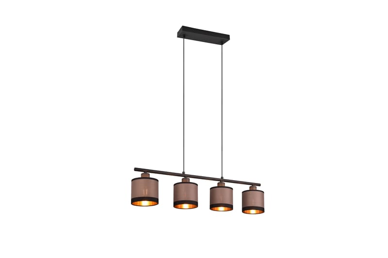 Trio Lighting Davos Taklampe 4L E14 matt svart/ greige - Belysning - Innendørsbelysning & Lamper - Kjøkkenlampe - Taklampe kjøkken