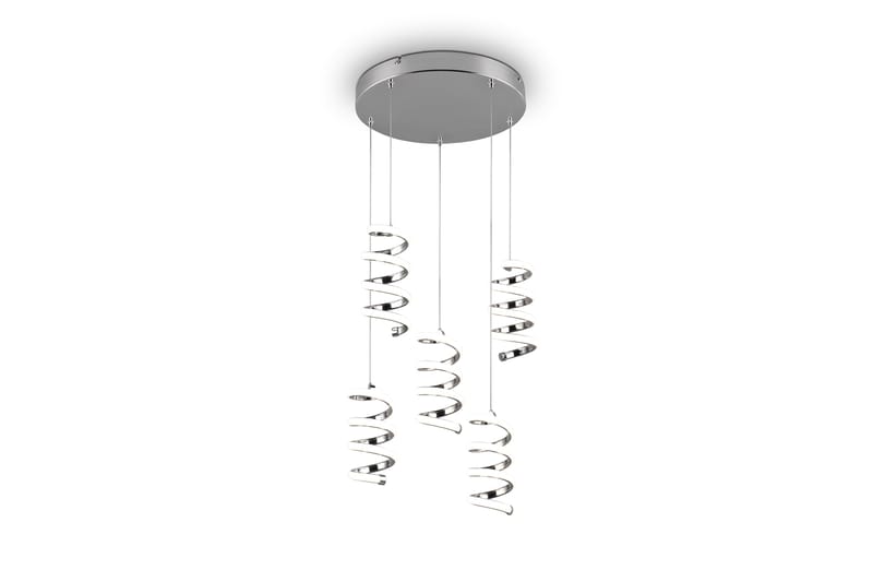 Trio Lighting Laola LED Taklampe 5L krom 4000K - Belysning - Innendørsbelysning & Lamper - Kjøkkenlampe - Taklampe kjøkken