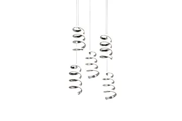 Trio Lighting Laola LED Taklampe 5L krom 4000K - Belysning - Innendørsbelysning & Lamper - Kjøkkenlampe - Taklampe kjøkken