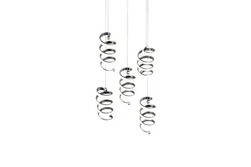 Trio Lighting Laola LED Taklampe 5L krom 4000K - Belysning - Innendørsbelysning & Lamper - Kjøkkenlampe - Taklampe kjøkken