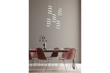 Trio Lighting Laola LED Taklampe 5L krom 4000K - Belysning - Innendørsbelysning & Lamper - Kjøkkenlampe - Taklampe kjøkken