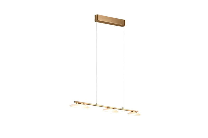 Trio Lighting Merton LED taklampe 3L matt messing - Belysning - Innendørsbelysning & Lamper - Kjøkkenlampe - Taklampe kjøkken