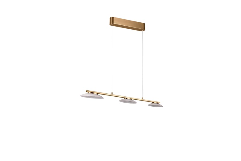 Trio Lighting Merton LED taklampe 3L matt messing - Belysning - Innendørsbelysning & Lamper - Kjøkkenlampe - Taklampe kjøkken