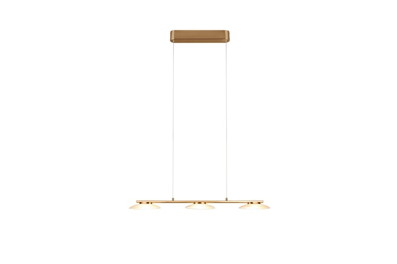 Trio Lighting Merton LED taklampe 3L matt messing - Belysning - Innendørsbelysning & Lamper - Kjøkkenlampe - Taklampe kjøkken