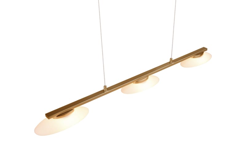 Trio Lighting Merton LED taklampe 3L matt messing - Belysning - Innendørsbelysning & Lamper - Kjøkkenlampe - Taklampe kjøkken