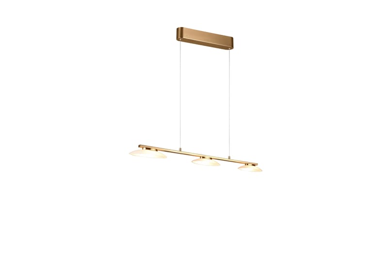 Trio Lighting Merton LED taklampe 3L matt messing - Belysning - Innendørsbelysning & Lamper - Kjøkkenlampe - Taklampe kjøkken