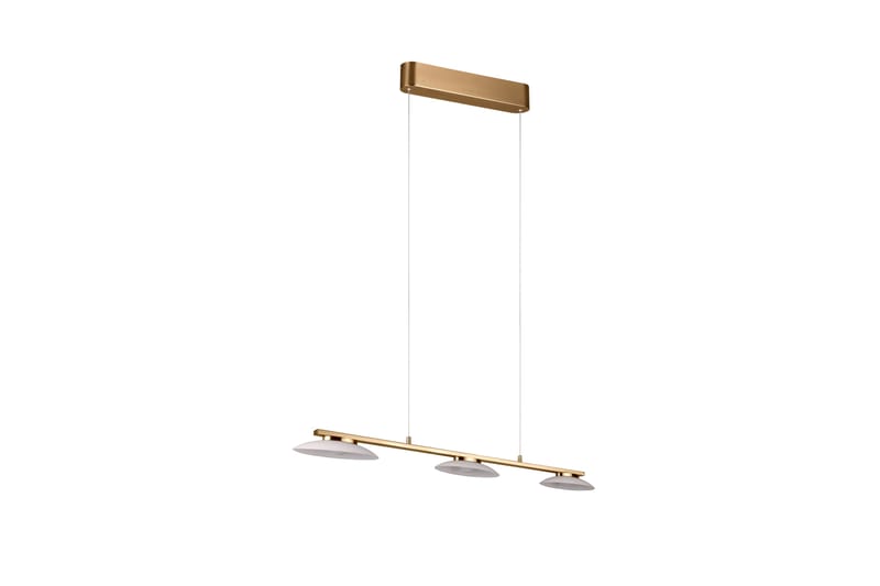 Trio Lighting Merton LED taklampe 3L matt messing - Belysning - Innendørsbelysning & Lamper - Kjøkkenlampe - Taklampe kjøkken
