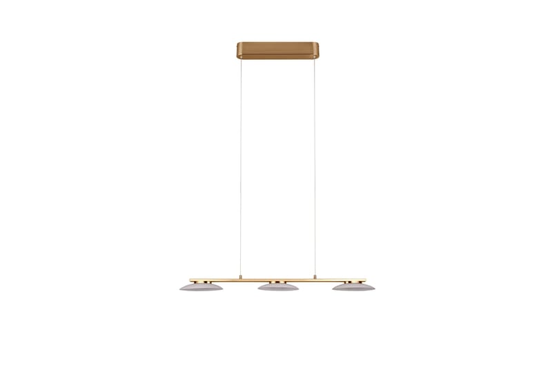 Trio Lighting Merton LED taklampe 3L matt messing - Belysning - Innendørsbelysning & Lamper - Kjøkkenlampe - Taklampe kjøkken