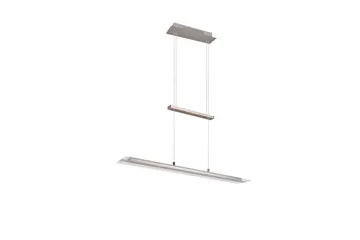 Trio Lighting Milos LED Taklampe Børstet Stål - Belysning - Innendørsbelysning & Lamper - Kjøkkenlampe - Taklampe kjøkken