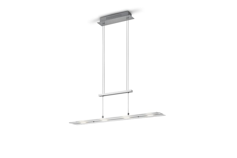 Trio Lighting Milos LED Taklampe Børstet Stål - Belysning - Innendørsbelysning & Lamper - Kjøkkenlampe - Taklampe kjøkken