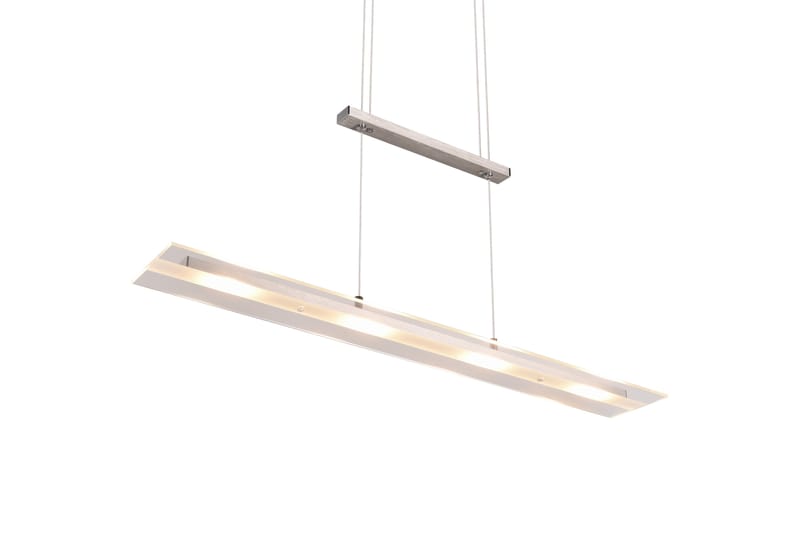 Trio Lighting Milos LED Taklampe Børstet Stål - Belysning - Innendørsbelysning & Lamper - Kjøkkenlampe - Taklampe kjøkken