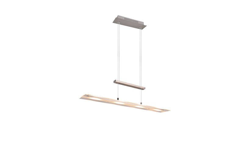 Trio Lighting Milos LED Taklampe Børstet Stål - Belysning - Innendørsbelysning & Lamper - Kjøkkenlampe - Taklampe kjøkken