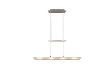Trio Lighting Milos LED Taklampe Børstet Stål - Belysning - Innendørsbelysning & Lamper - Kjøkkenlampe - Taklampe kjøkken